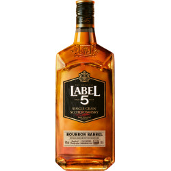 Label 5 Single Grain Scotch...