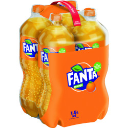 Fanta Orange 4 flasker