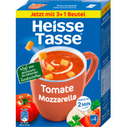Heisse Tasse Tomat Mozzarella