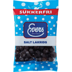 Evers sukkerfri
Salt lakrids