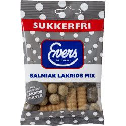 Evers Sukkerfri
Salmiak...