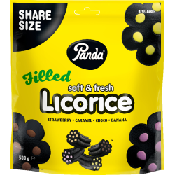 Panda Licorice Filled