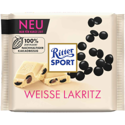 Ritter Sport Weisse Lakritz
