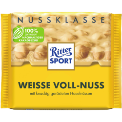 Ritter Sport Weisse Voll-Nuss 