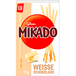 Mikado med hvid chokolade