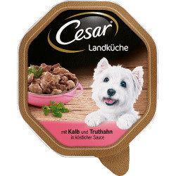 Cesar vådfoder Kalv og kalkun