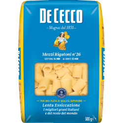 De Cecco Mezzi Rigatoni No. 26