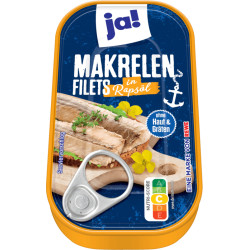 ja! Makrelfilet i olie