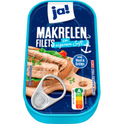 ja! Makrelfilet i egen saft