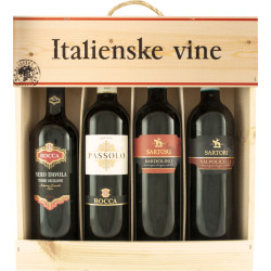 Italienske vine trækasse, 4...