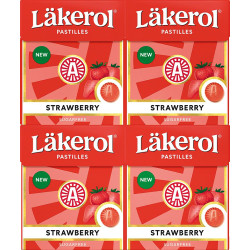 Läkerol Strawberry 4-pak