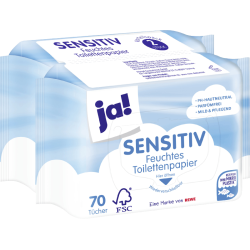 ja! Fugtigt toiletpapir...