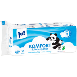 ja! Komfort toiletpapir 3-lag