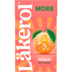 Läkerol More Fersken Sukkerfri