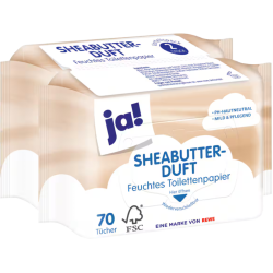 ja! Fugtigt toiletpapir...