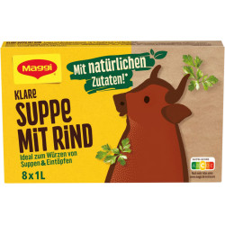 Maggi Klar suppe med okse