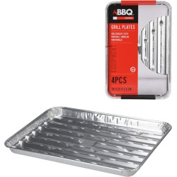 BBQ Alubakke 34 x 23 x 2,5 cm