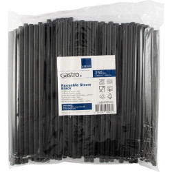 Abena Flergangssugerør sort