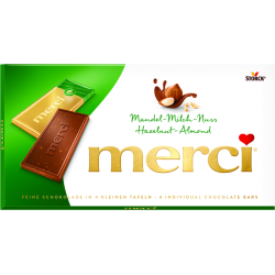 Merci Hasselnød og mandel
