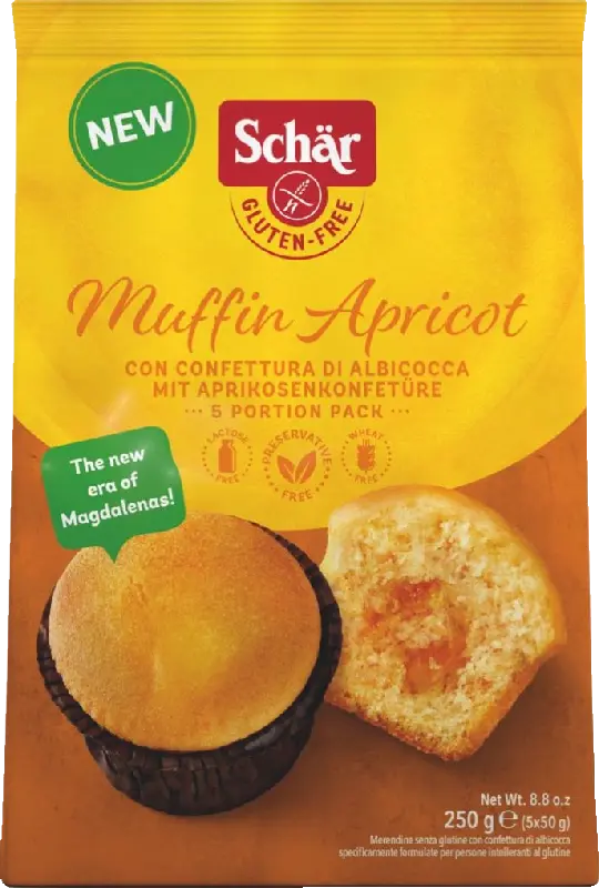 Schär Glutenfri Muffin Apricot