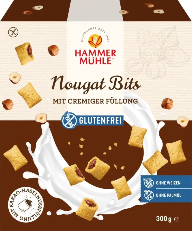 Hammer Mühle Glutenfri Nougat Bits