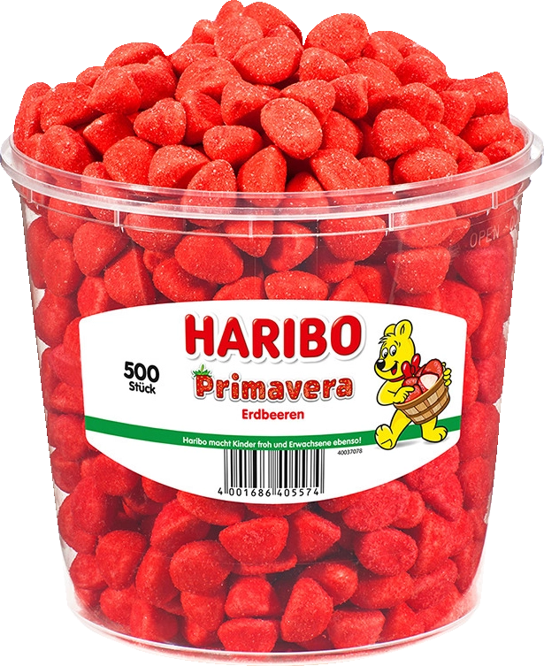 Haribo Primavera Erdbeeren 500 stk.