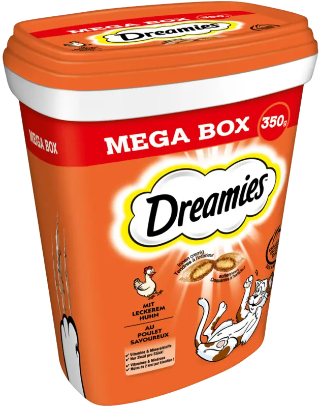 Dreamies Mega Box med kylling