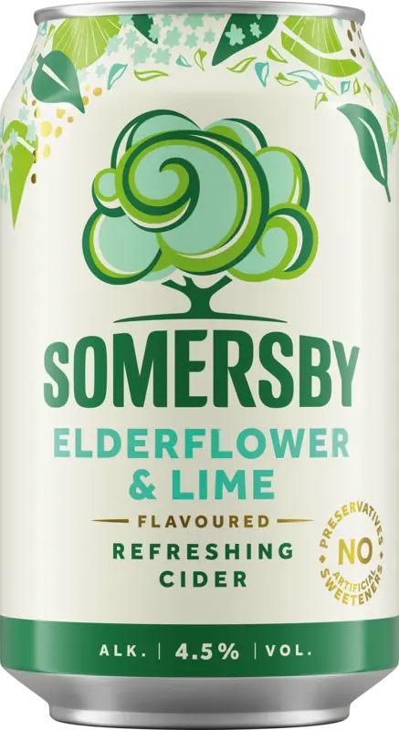 Somersby Elderflower & Lime