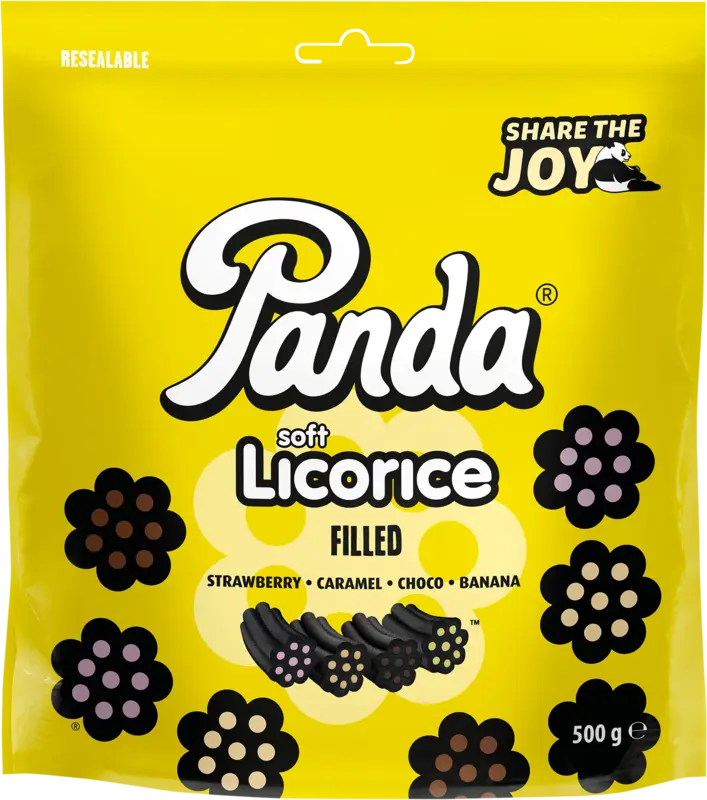 Panda Soft Licorice Filled