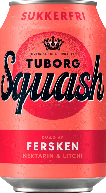 Tuborg Squash Fersken Sukkerfri