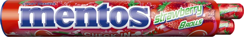 Mentos Strawberry rør