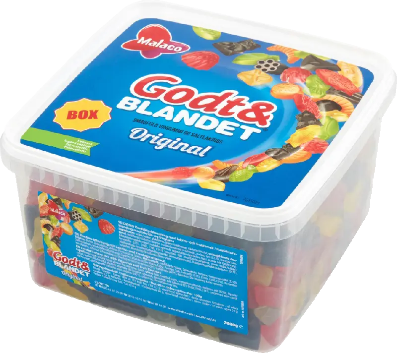 Malaco Godt & Blandet 2 kg
