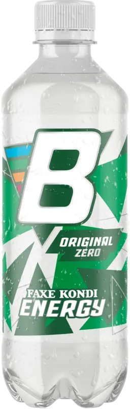 Faxe Kondi Energy Original Zero flaske