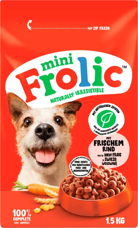 Frolic mini oksekød