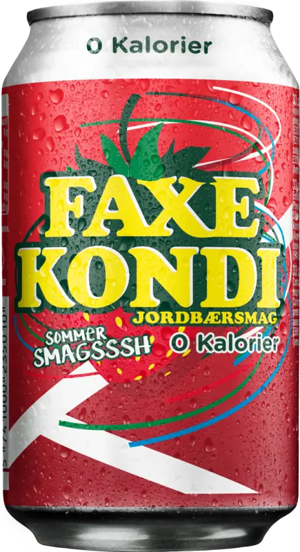 Faxe Kondi Jordbær 0 kalorier