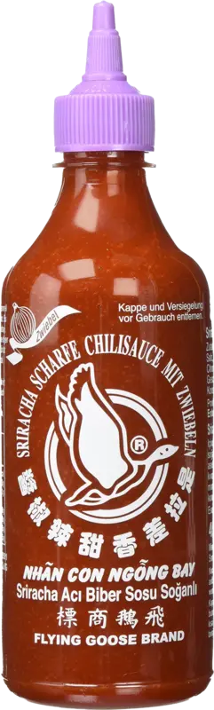 Sriracha Stærk Chili Sauce med løg