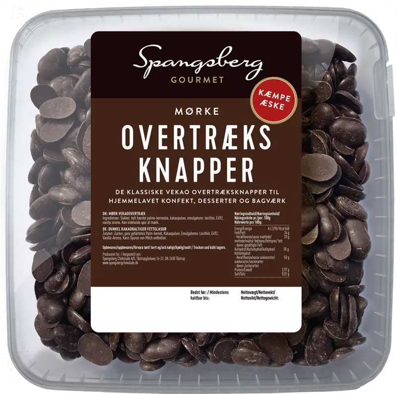 Spangsberg Mørke overtræksknapper