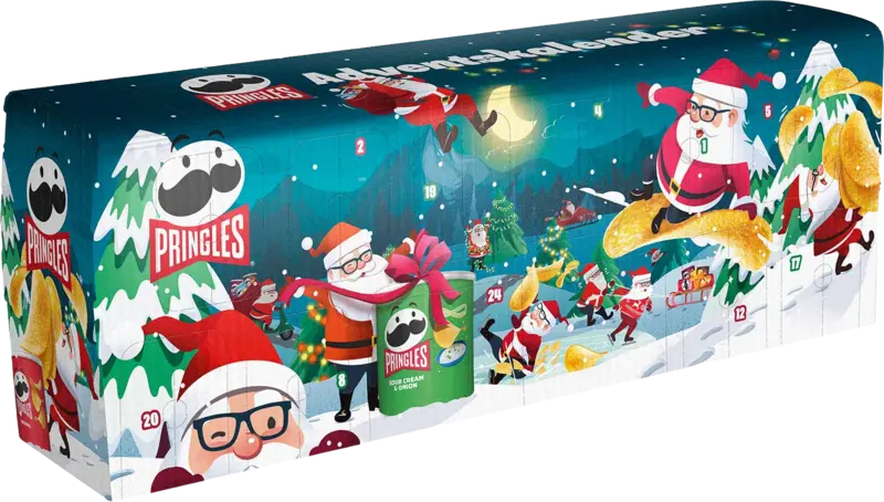 Pringles julekalender Blå