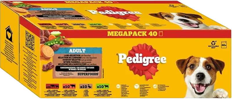 Pedigree Land- Selection med sauce Megapack