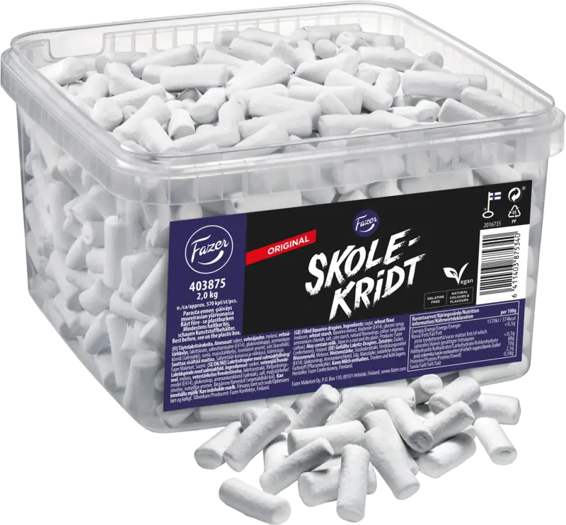 Fazer Skolekridt Original