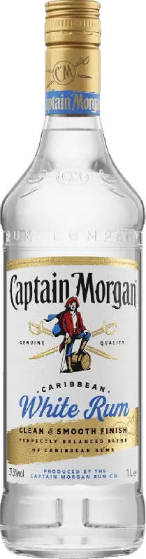 Captain Morgan Caribbean White Rum 1 l.