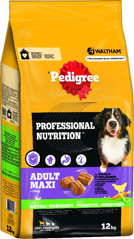 Pedigree tørfoder Adult Maxi Kylling og grøntsager