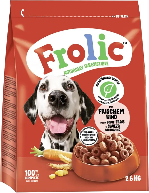 Frolic tørfoder med oksekød
