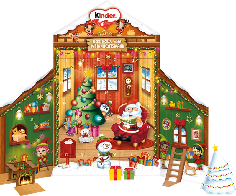 Kinder Mix 3D Julemandens hus julekalender