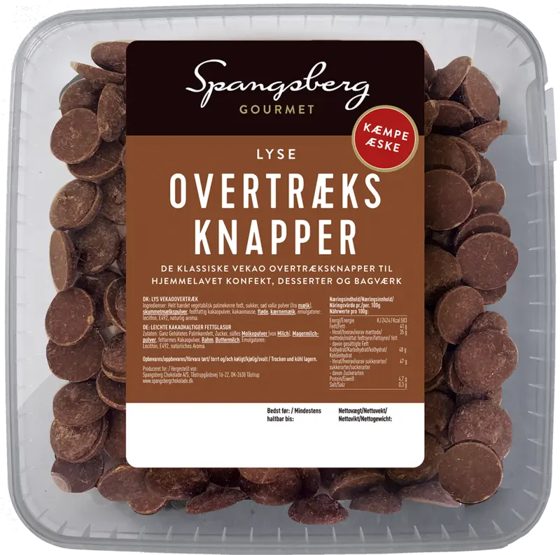 Spangsberg Lyse overtræksknapper