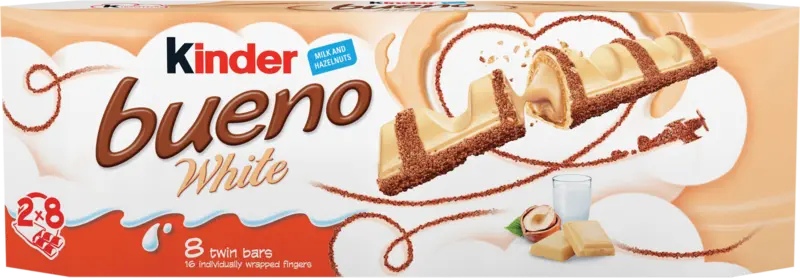 Kinder Bueno White 16 stk.