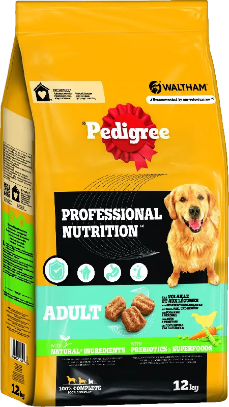Pedigree tørfoder Adult Kylling og grøntsager