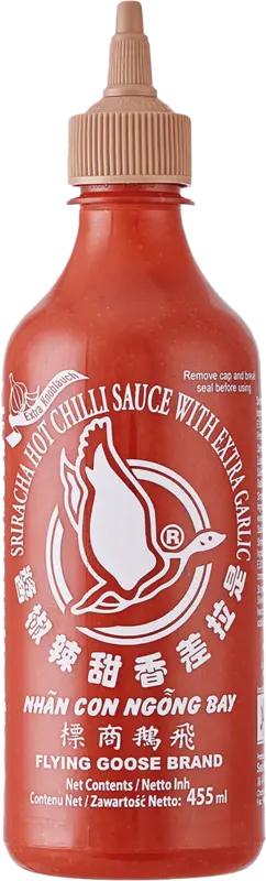 Sriracha Hot Chili Sauce Extra Garlic