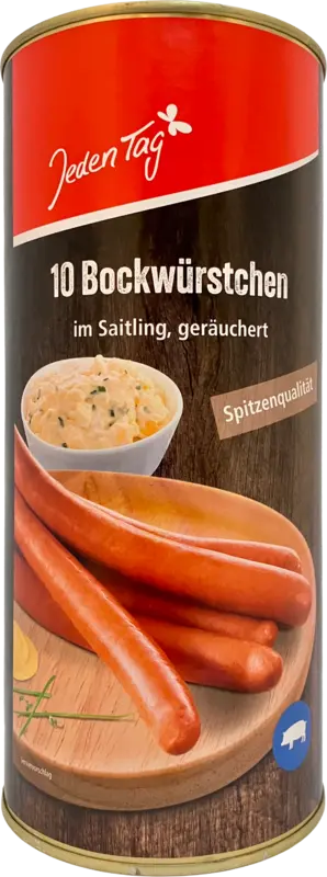 Jeden Tag 10 Bockwürstchen