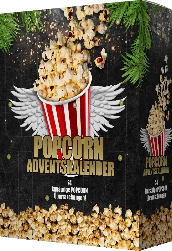 Popcorn julekalender til microbølgeovn